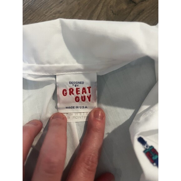 Vintage Great Guy Infant Nutcracker Embroidered Plaid Suspender Outfit USA 18M - Picture 3 of 14